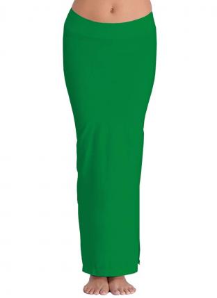 Green Lycra Casual Wear Plain Shapewear